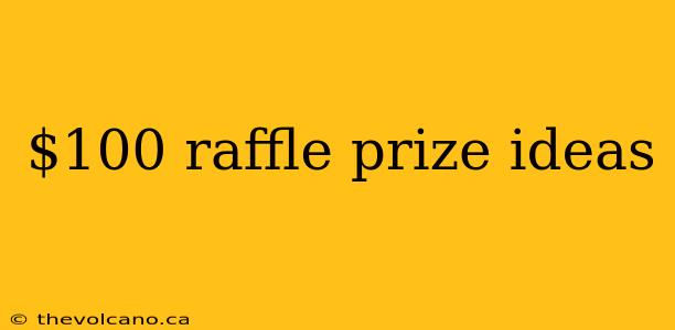$100 raffle prize ideas
