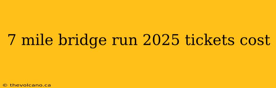 7 mile bridge run 2025 tickets cost
