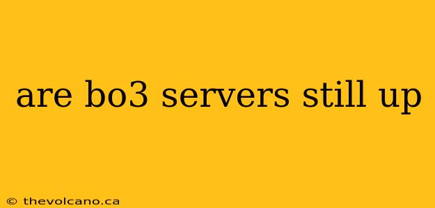 are bo3 servers still up