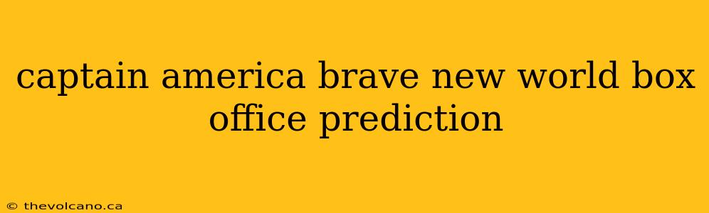 captain america brave new world box office prediction