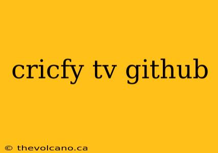 cricfy tv github