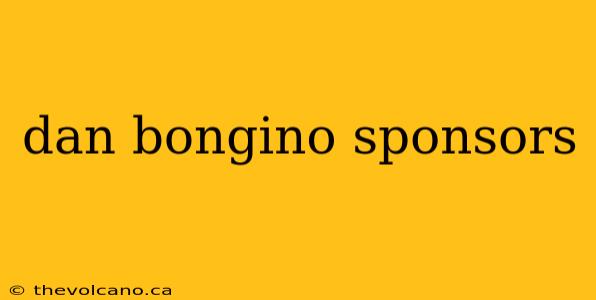dan bongino sponsors