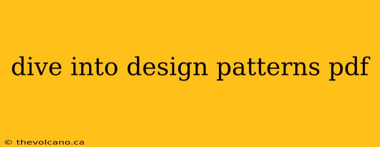 dive into design patterns pdf