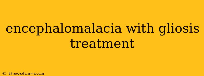 encephalomalacia with gliosis treatment