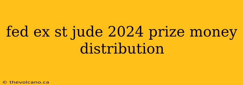 fed ex st jude 2024 prize money distribution