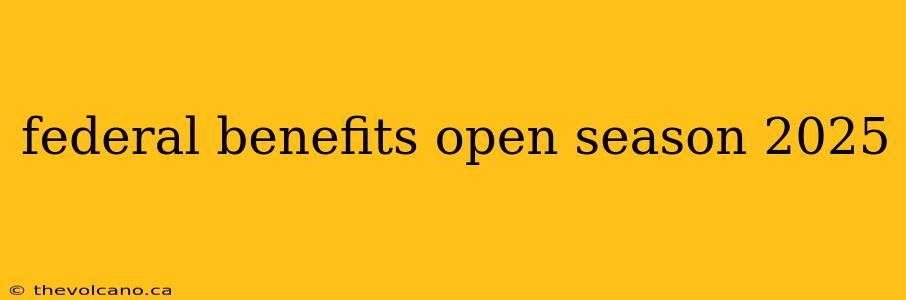 federal benefits open season 2025