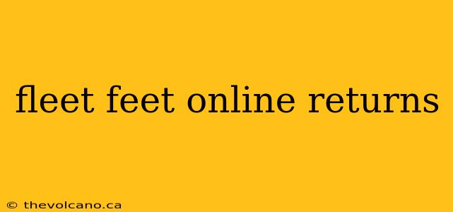fleet feet online returns