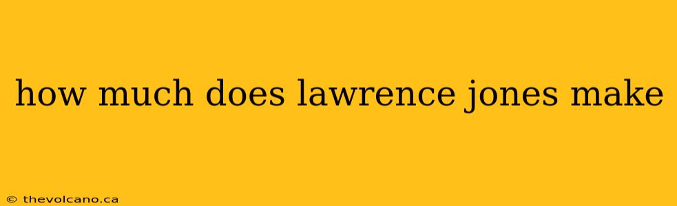 how much does lawrence jones make