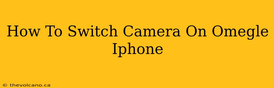 How To Switch Camera On Omegle Iphone