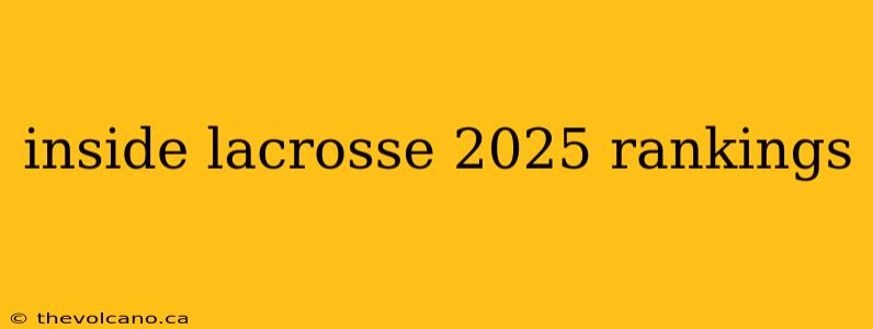 inside lacrosse 2025 rankings