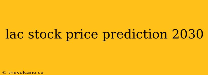 lac stock price prediction 2030