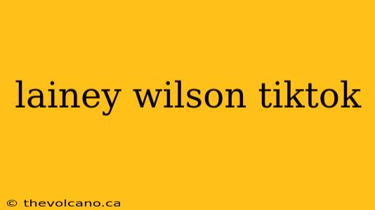 lainey wilson tiktok