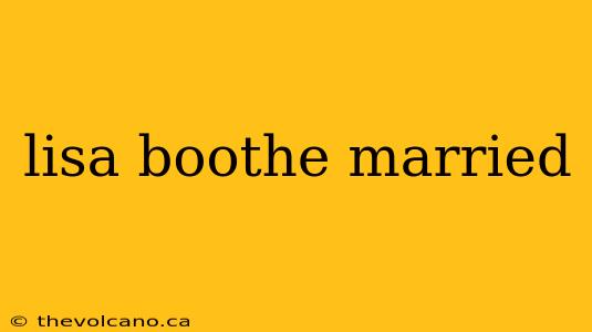 lisa boothe married