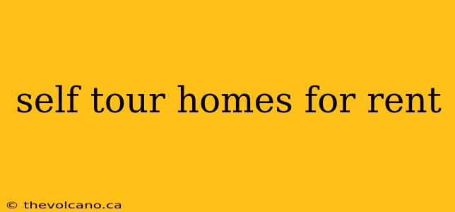 self tour homes for rent