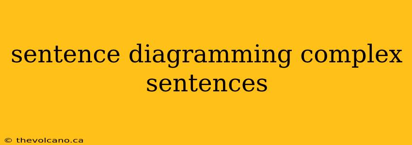 sentence diagramming complex sentences