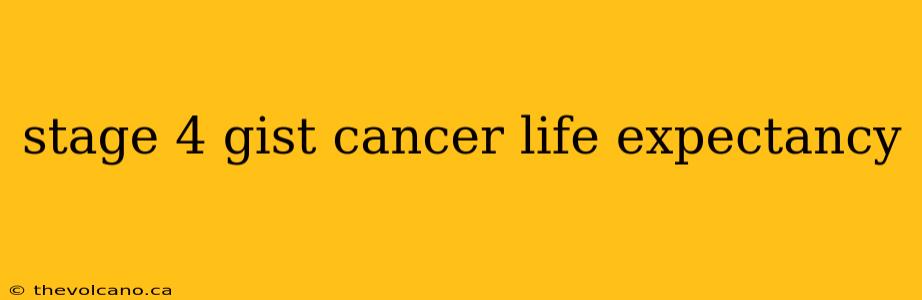 stage 4 gist cancer life expectancy