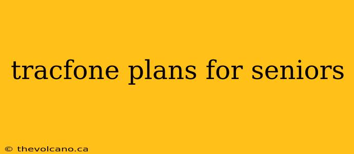 tracfone plans for seniors