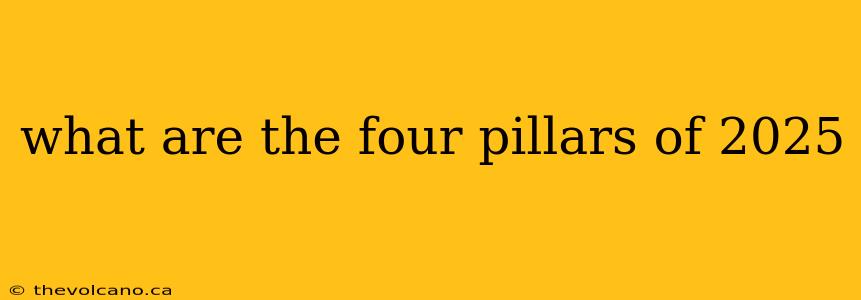 what are the four pillars of 2025