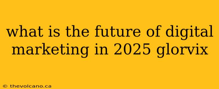 what is the future of digital marketing in 2025 glorvix