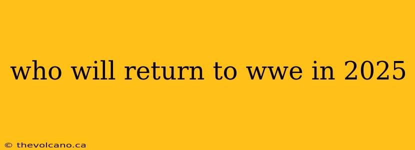 who will return to wwe in 2025